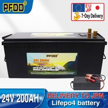 인산철 배터리 자동차 캠핑카 차박 리튬 시동 파워뱅크 추천12V 24V LiFePO4 배터리 200Ah 150Ah 내장 BMS, 01 24V200AH