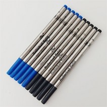 프로모션 (12 개/몫) 0.7mm 블랙/블루 MB 710 롤러 볼 리필 문구 쓰기 액세서리, 03 6 Black and 6 Blue
