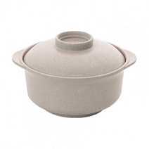 라면끓이는기계뚜껑 포함 내마모성 인스턴트 국수 그릇 밀 짚 샐러드 밥 식기 시리얼용, Nordic Beige