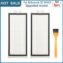 [호환]로보락호환샤오미 Roborock Q7 Max / T8 Hepa 필터 액세서리 로봇 진공 청소기 메인 브러시 사이드, 07 3PCS, 07 3PCS