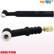 크레토스 알곤용접(TIG) 알곤토치헤드 125A 공냉 일반 CT-12, 1개