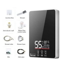 가정용 대용량 업소용 온수기 전기 220V 순간 난방 국내 3 초 온수 샤워 단일 버튼 온도 설정, [02] B style