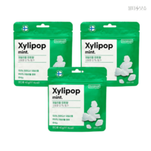 자일리팝 핀란드산 자일리톨 제로 캔디 민트 40g 3개