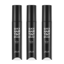 리르 퀵 헤어 틴트 브러쉬 20ml, 내추럴 블랙, 3개