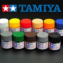 타미야 아크릴 도료 모음 TAMIYA 프라모델 건담도색 건프라 밀리터리, 아크릴 XF-86 플랫 클리어