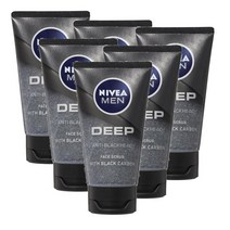 니베아 딥 페이스 스크럽 75ml Nivea Deep Face Scrub, 6개