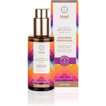 khadi SHATAVARI EVERYOUNG 아유르베딕 엘릭서 스킨 오일 안티에이징 100ml, 1개