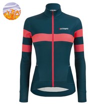 라이딩 바람막이 방풍자켓 2023 XTRIAT 겨울 사이클링 자켓 열 양모 저지 여성 MTB 긴 소매 다기능 자전거