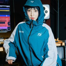 리플렉티브 윈드 자켓 [블루그린]