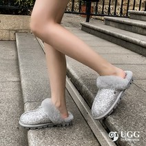 DK UGG 호주정품 | 천송이 글리터 어그 슬리퍼 2색상