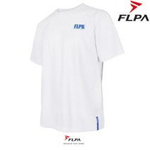 플라이파워 플파 티셔츠 배드민턴 상의 반팔티 블루로고 FP-TS22105BL 남성 여성 남녀공용 커플 배드민턴복