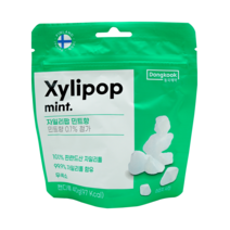 동국제약 자일리팝 민트향 100% 핀란드산 자일리톨 양치 캔디 40g x 1개