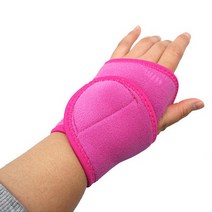 LUCK 접착식 손목보호대 핑크 손목압박붕대 헬스손목스트랩 손목테이핑밴드
