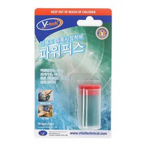 브이텍 에폭시접착제 다용도 파워픽스 철재 타일 유리 도자기 목재 메꿈이 틈새 구멍 보수, VT-196 28.4g