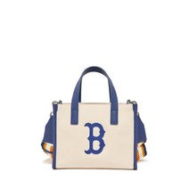 MLB 공용 베이직 빅로고 캔버스 스몰 토트백3AORS062N-43CRS