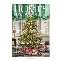 당일발송 Homes & Gardens Uk 2021년12월호 영국 홈 인테리어 잡지 TIME TO CELEBRATE