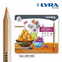 리라 램브란트 수채색연필 24색