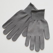 남여공용 엠보 긴장갑 미끄럼방지 여름용 작업장갑, 블랙