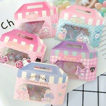 산리오 디저트 스티커 헬로키티 마이멜로디 쿠로미 시나모롤 트윈스타 귀여운 폰 꾸미기 다꾸, E_리틀트윈스타
