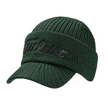 타이틀리스트(Titleist) 골프 모자 남성 바이저 니트 캡 HW1CVK PG, 파인 그린, 1개