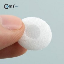 Coms 이어폰솜 백색3set Coms 영상 이어펀 헤드폰 백색3set 기타액세서리 COMS 음향장비류 헤드셋 이어폰솜