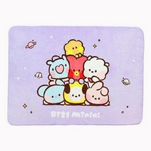 BT21 미니니 플란넬 담요 캐릭터 이불