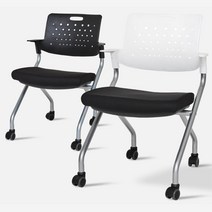 어린이책상 컴퓨터테이블 공부방 접이식등받이의자 바퀴의자 쿠션감 사계절, a28 바퀴의자 블랙