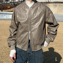 남자 블루종 가죽 ma-1 투웨이 항공점퍼