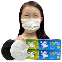 크린테크 365헬스데이 국산 일회용 귀안아픈 마스크 아동용 성인용 120매입(60매입 2박스), 성인용 2BOX, 파란색