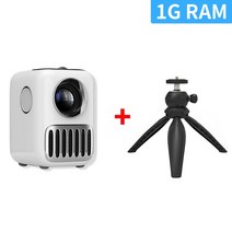 WanboT2R Max 프로젝터 글로벌 버전 안드로이드 미니 풀 Hd 1080p 전화 LED Wifi 2 16G 휴대용 홈 오피스, Add Bracket 1G_영국 플러그