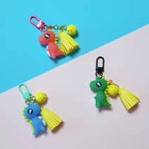 [낭만오리] 공룡키링 스마일키링 문구키링 스트랩키링 네임키링 네임택 어린이집가방고리 네임열쇠고리