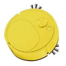 로봇 진공 청소기 건식 걸레질 스위퍼 400mAh 바닥 청소 바닥 먼지 작은 부스러기에 대한 전기 진공 청소기, 플라스틱 및 전자 부품, 미니 옐로우
