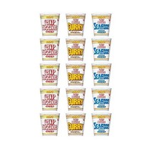 닛신 식품 컵 누들 미니 시리즈 3 종류 세트일본라면 컵라면 모음 일본식품 직구 라멘 카레 해산물