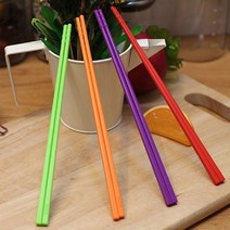 5myshop_실리콘 젓가락 4p 컬러 디자인 세트 어른용 수저 식당용 업소용_5myshop, 무옵션상품임!!, 이상품선택!!
