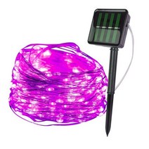 LED 태양광 야외 방수 페어리 화환 스트링 조명 크리스마스 파티 정원 램프 장식 7 m 12 2232 m, pink, 22M 200LED