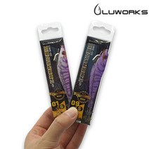 루웍스 LWE-05 퍼플이네 프리미엄 삼봉에기 S 110mm 갑오징어 한치 쭈꾸미 낚시, 04