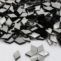 50g 투명 유리 모자이크 타일 멀티 컬러 조각 DIY 공예 취미 예술 홈 벽 장식에 대 한 돌 만들기, 24