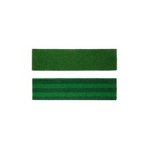 매트로 연습장매트 250x1000mm 스윙연습매트, 곡모 스트라이프, 좌타