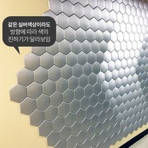 DIY 아트 쿠션타일 육각(187x162mm) 양면테프 간단시공 안전푹신 쿠션 방음 단열 인테리어 산뜻, 미래B2B 브라운