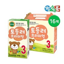 정식품 베지밀 토들러 프리미엄 2단계/3단계 190ml 16팩 32팩, 2.베지밀 토들러 프리미엄 3단계 190ml 16팩