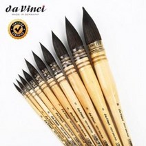 다빈치 418 수채화붓 다람쥐털 둥근붓 낱개 / 옵션선택, 2호