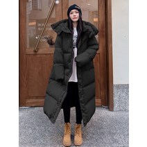 여성 겨울 구스 롱패딩 여자 오리털 다운 점퍼 블랙프라이데이