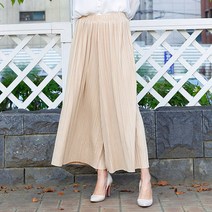 가을주름팬츠 빅사이즈 허리밴딩 와이드팬츠 원단 좋아요