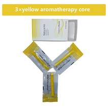 자동차 공기 청정기 향료 BMW 출구 향수 클립 스틱 5 냄새 고체 오리지널 확산 홀더, 3 X Yellow core