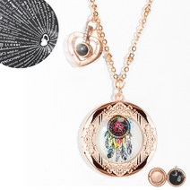 100가지언어로 사랑해 사진목걸이 My Twin 048 드림캐처 dreamcatcher +각인 전사