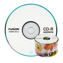 [fusion공시디] 퓨전 CD-R 700MB 52x 래핑 50장 공시디 공미디어
