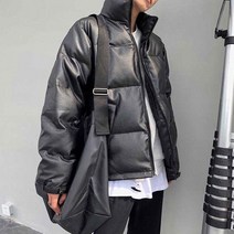 남성 정장패딩 직장인 겨울 하프 점퍼 블랙 블랙 2XL