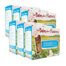 Le pain des fleurs 르 팡디 플라워 글루텐프리 노솔트 노슈가 사하장 메밀 구운 토스트 비스킷 150g 6팩, 6개