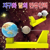 MDF1228 지구본형 지구와 달의 만유인력 (1인용) 과학교구/초등학교교구/자석교구/자연과학교구