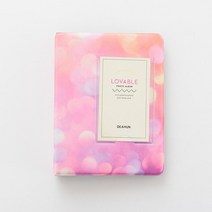 64 pockets 3 인치 미니 필름 사진 앨범 책 fujifilm instax mini liplay 11 9 8 7s 70 25 90 즉석 카메라 필름 카드 홀더, 분홍